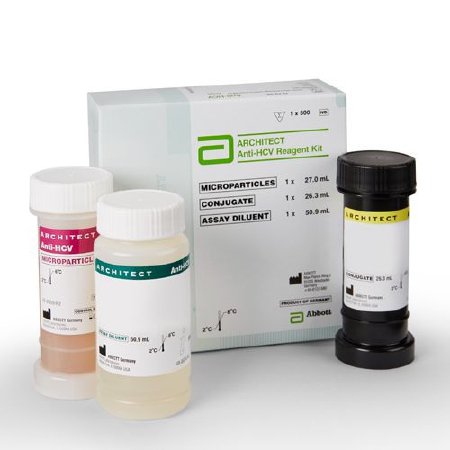 Abbott Immunoassay Reagent Architect™ Antibody Test Hepatitis C Virus (Anti-HCV) 500 Tests - Box of 500 - 01L7935-BX