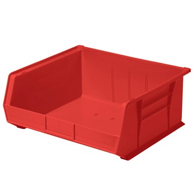 Health Care Logistics Storage Bin HCL® Super Tough Red Plastic 7 X 14-3/4 X 16-1/2 Inch - Each - 1420R-EA