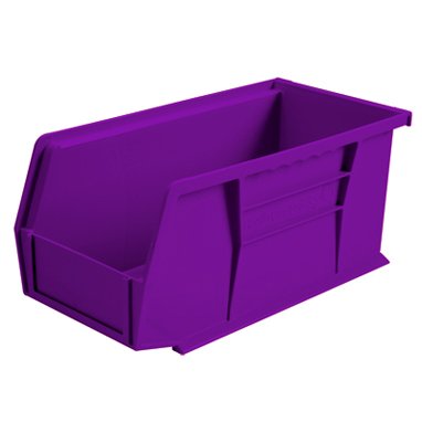 Health Care Logistics Storage Bin HCL® Super Tough Purple Plastic 5 X 5-1/2 X 10-7/8 Inch - Each - 1410PP-EA