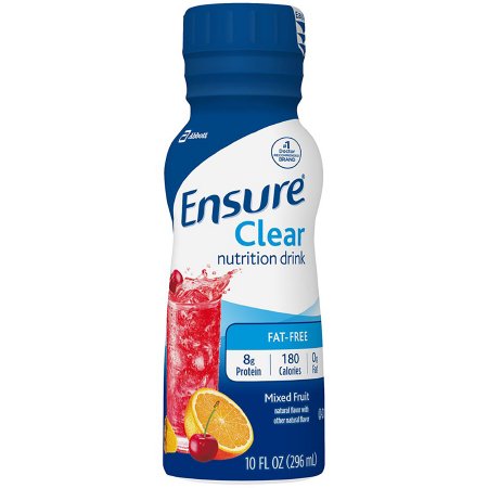 Abbott Nutrition Oral Supplement Ensure® Clear Mixed Fruit Flavor Liquid 10 oz. Bottle - Case of 12 - 62479-CS