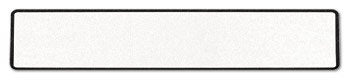 Carstens Blank Label Wide-Trak™ Multipurpose Label White 3/8 X 1 Inch - Roll of 200 - 8800-01-RL