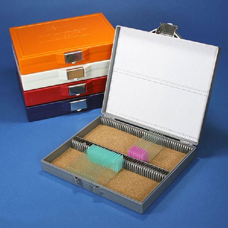 Globe Scientific Slide Box ABS Plastic - Each - 513080W-EA