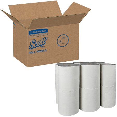 Kimberly Clark Paper Towel Scott® Roll 8 Inch X 800 Foot - Case of 12 - 01052-CS
