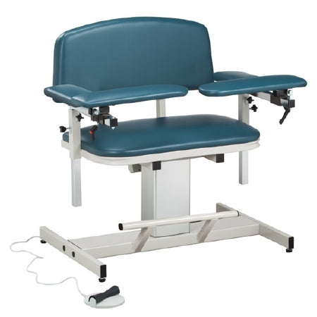 Clinton Industries Blood Drawing Chair Power Series Padded Flip Up Arm Desert Tan - Each - 6351-DTAN-EA