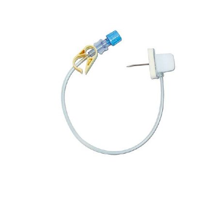 Smiths Medical ASD, Inc. Huber Infusion Set Gripper® 20 Gauge 3/5 Inch 8 Inch Tubing Without Port - Box of 12 - 21-2736-24-BX