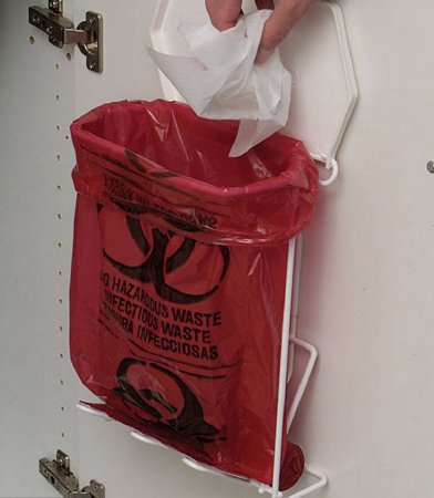 Market Lab Inc Biohazard Waste Bag MarketLab 1 gal. Red Bag - Case of 200 - 3002-CS