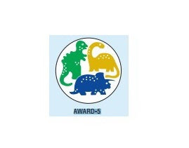 Shamrock Scientific 200 per Unit Dinasours Sticker - Each - AWARD-5-EA