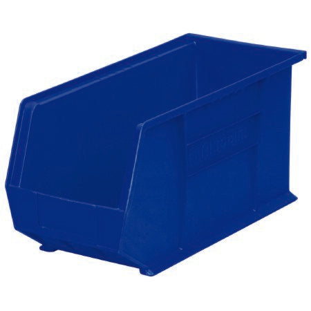 Akro-Mils Storage Bin AkroBins® Blue Plastic 8-1/4 X 9 X 18 Inch - Case of 6 - 30265BLUE-CS