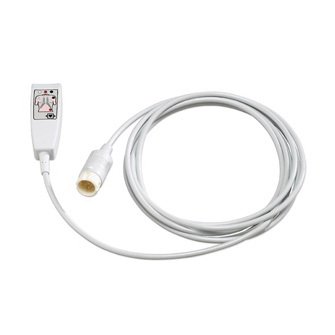 Philips Healthcare Trunk Cable 2.7 Meter, 3-Leads, 12-Pin, Latex-Free, Multi-Patient Use For M1671A, M1672A, M1673A, M1674A, M1675A, M1678A, M1622A, M1624A, M1678A, M1626A - Each - 989803145071-EA