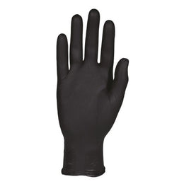 R3 Safety Exam Glove N-DEX® Large NonSterile Nitrile Standard Cuff Length Smooth Black Not Rated - Case of 1000 - 384177025-CS