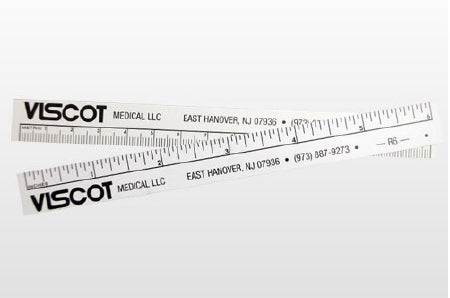 Viscot Industries Wound Measurer 6 Inch NonSterile - Box of 1000 - 1410BL-1000-BX