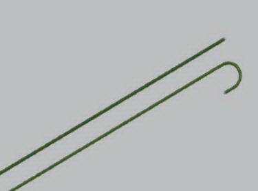 Cook Medical Fixed-Core Wire Guide PTFE-Coated Stainless Steel, 0.38 Inch Diameter, 145 cm Length, 6 cm Taper Length, 2.5 cm Floppy Tip Length, 3 mm Tip Curved Radius, Safe-T-J® Tip - Each - G00541-EA