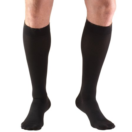 Truform Compression Stocking Truform® Knee High 2X-Large Black Closed Toe - Each - 8865-BL-2XL-EA