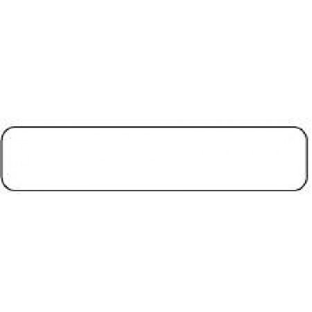 Precision Dynamics Blank Label Multipurpose Label White Paper 1/3 X 1-1/2 Inch - Each - 59705199-EA
