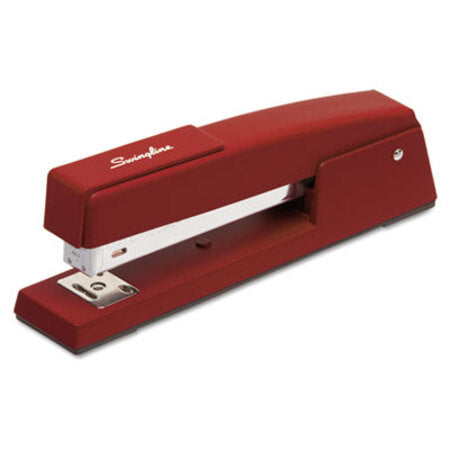 Swingline® 747 Classic Full Strip Stapler, 20-Sheet Capacity, Lipstick Red - Each - SWI-74718-EA