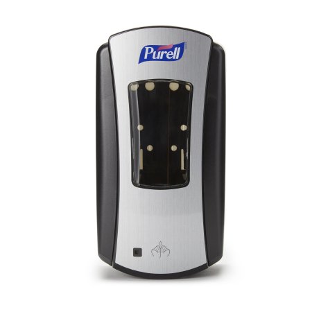 GOJO Hand Hygiene Dispenser Purell® LTX-12™ Brushed Chrome / Black Plastic Touch Free 1200 mL Wall Mount - Each - 1928-04-EA