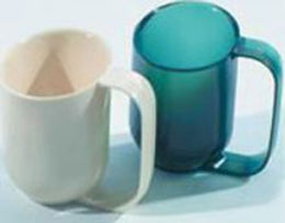 Alimed ADL Dysphagia Cup AliMed® 8 oz. Almond Polycarbonate Reusable - Each - 2970010519-EA