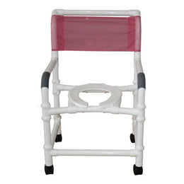 MJM International Shower Chair 100 Series PVC Frame 300 lbs. Weight Capacity - Each - 122-3TW-KD-EA