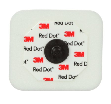 3M ECG Monitoring Electrode 3M™ Red Dot™ Cloth Backing Radiolucent Snap Connector 3 per Pack - Case of 600 - 2268-3-CS