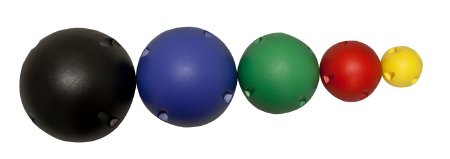 Fabrication Enterprises Balance System CanDo® MVP® Blue Ball, Level 4 4 X 6 X 6 Inch - Pair - 10-1763-2-PR