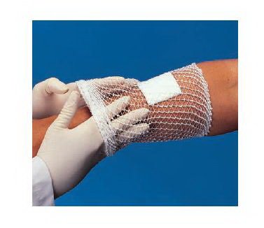 Gentell Elastic Net Retainer Dressing Surgilast® Tubular Elastic 25 Yard Size 14 White NonSterile - Each - GL715-EA