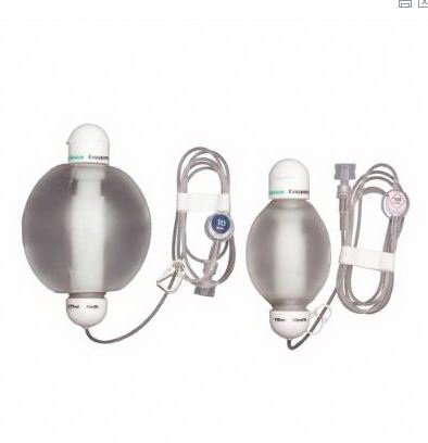 B. Braun Elastomeric Pump Easypump® II LT Gravity Disposable 125 mL Capacity 125 mL Volume 5 mL / Hr. Flow Rate - Case of 10 - 4540006-02-CS