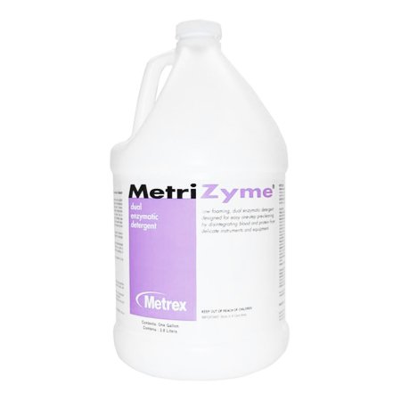 Metrex Research Dual Enzymatic Instrument Detergent MetriZyme® Liquid RTU 1 gal. Jug Mint Scent - Each - 10-4000-EA