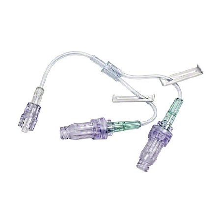 B. Braun IV Extension Set Caresite® Needle-Free Port Small Bore 7 Inch Tubing Without Filter Sterile - Case of 50 - 470106-CS