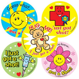 SmileMakers SmileMakers® 100 per Unit Allergy Shot Sticker 2.5 Inch - Each - SHOTR-EA
