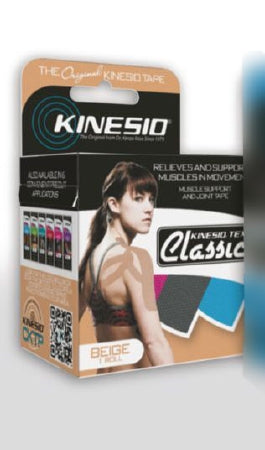 Patterson Medical Supply Kinesiology Tape Kinesio® Tex Classic Beige 2 Inch X 34 Yard Cotton NonSterile - Each - 081619261-EA