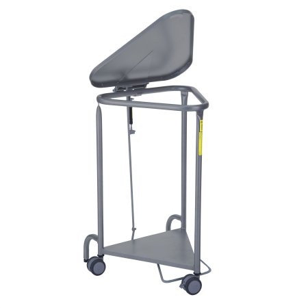 R & B Wire Products Hamper Stand Quiet Closure Triangular Opening Foot Pedal Self-Closing Lid - Each - 669-EA