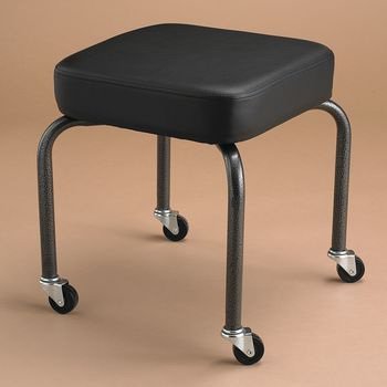 Patterson Medical Supply Square Therapy Stool Black - Each - 081505395-EA