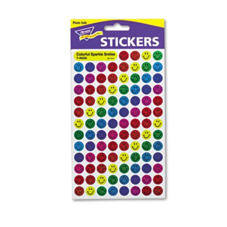 TREND® SuperSpots and SuperShapes Sticker Variety Packs, Sparkle Smiles, Assorted Colors, 1,300/Pack - Pack of 1 - TEP-T46909MP-PK