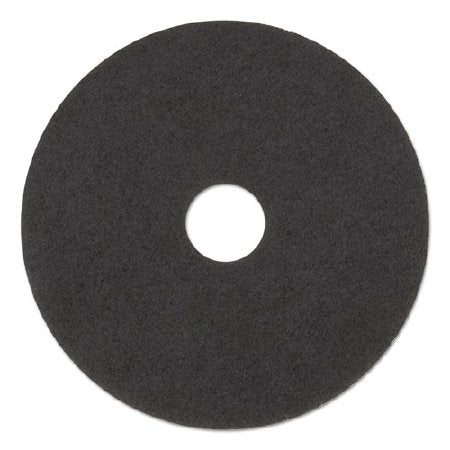 Lagasse Hard Floor Stripping Pad Boardwalk® 20 Inch Black Nonwoven Nylon / Polyester Fiber - Case of 5 - BWK4020BLA-CS