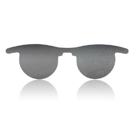 Bernell/Vision Training Products Post Mydriatic Glasses Flat Uncoated Gray Tint Plastic Lens Slip-in One Size Fits Most - Box of 250 - YTWINGGY-BX