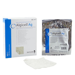 Gentell Silver Alginate Dressing Algicell® Ag 4-1/4 X 4-1/4 Inch Square Sterile - Case of 50 - 88544-CS