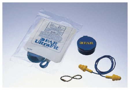 Fisher Scientific Ear Plugs 3M™ E-A-R™ Classic™ Cordless One Size Fits Most Yellow - Box of 100 - 173803-BX
