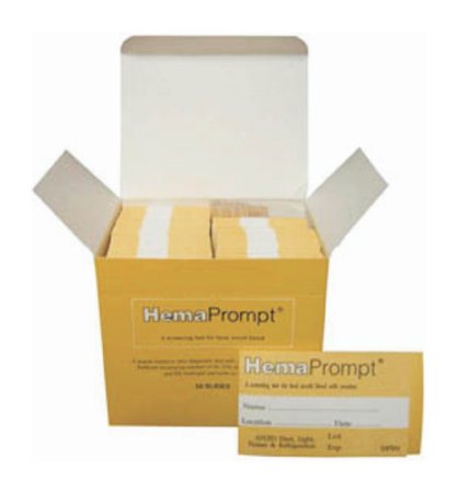 Fisher Scientific Cancer Screening Test Kit HemaPrompt™ Fecal Occult Blood Test (FOBT) 50 Tests CLIA Waived - Box of 50 - 22145002-BX