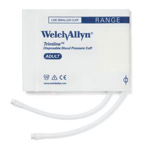 Welch Allyn Single Patient Use Blood Pressure Cuff Tempa-Kuff® 27.5 to 36.5 cm Arm Cloth Fabric Cuff Adult Cuff - Case of 20 - 39167-CS