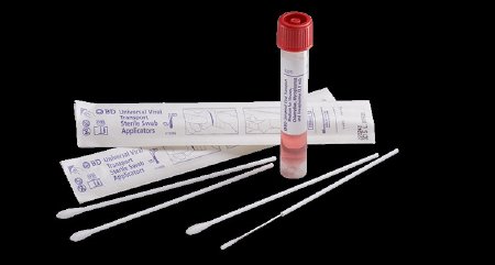 BD Universal Viral Transport Vial 1 mL, 2 to 25Â°C For Directigen EZ Flu A+B and Directigen EZ RSV Test Kits - Box of 50 - 220244-BX