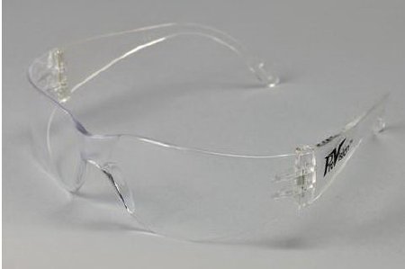 Palmero Safety Glasses ProVision® Econo Wraps™ Wraparound Anti-fog / Anti-scratch Coating Clear Tint Polycarbonate Lens Clear Frame Over Ear One Size Fits Most - Each - 3601C-EA