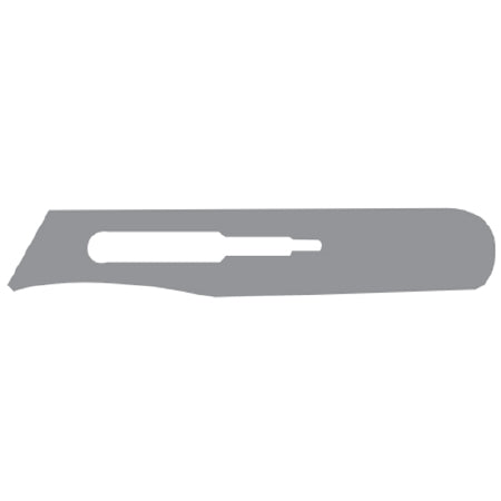 Southmedic Surgical Blade Southmedic Coated Stainless Steel No. 10R Sterile Disposable Individually Wrapped - Box of 50 - 73-0410R-50-BX