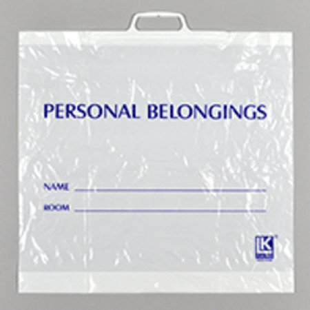 Elkay Plastics Patient Belongings Bag Elkay® Plastics 18 X 19 Inch LDPE Snap Closure White - Case of 200 - PB19183HW-CS