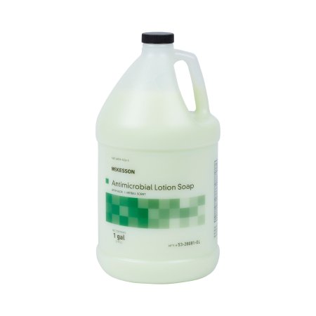 McKesson Antimicrobial Soap McKesson Lotion 1 gal. Jug Herbal Scent - Case of 4 - 53-28081-GL-CS