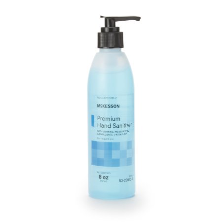 McKesson Hand Sanitizer McKesson Premium 8 oz. Ethyl Alcohol Gel Pump Bottle - Each - 53-28033-8-EA
