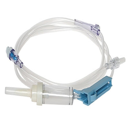 Healthfirst Primary IV Administration Set HealthFirst® Gravity 15 Drops / mL Drip Rate Without Filter 83 Inch Tubing - Each - 1003290-EA