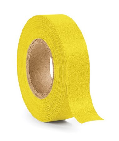 United Ad Label Blank Instrument Tape UAL™ Colored Identification Tape Yellow Flexible Paper 1/2 X 500 Inch - Each - ULTP512-2-EA