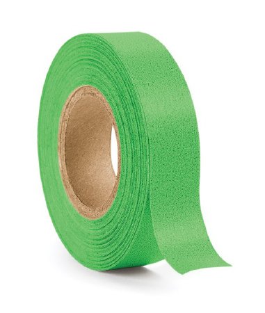 United Ad Label Blank Instrument Tape UAL™ Colored Identification Tape Green Flexible Paper 1/2 X 500 Inch - Each - ULTP512-3-EA