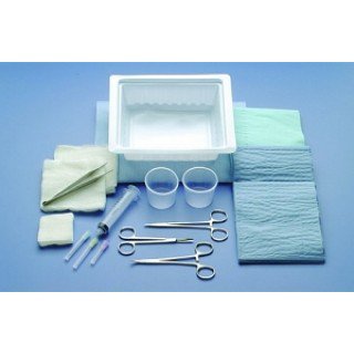 Cardinal ER Laceration Tray Presource® Sterile - Case of 20 - 05-5200-CS