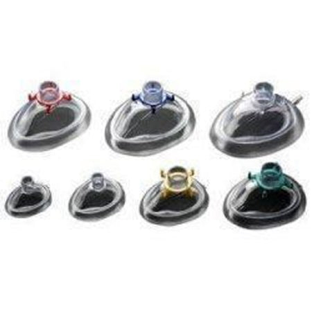 Teleflex LLC Anesthesia Mask Elongated Style Adult Size 3 Hook Ring - Box of 30 - 158300-BX